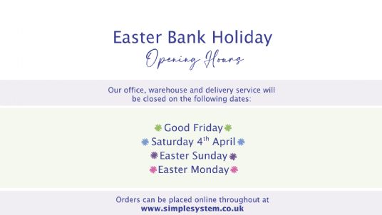 Simple System Easter Bank Holiday Opening Hours 2026