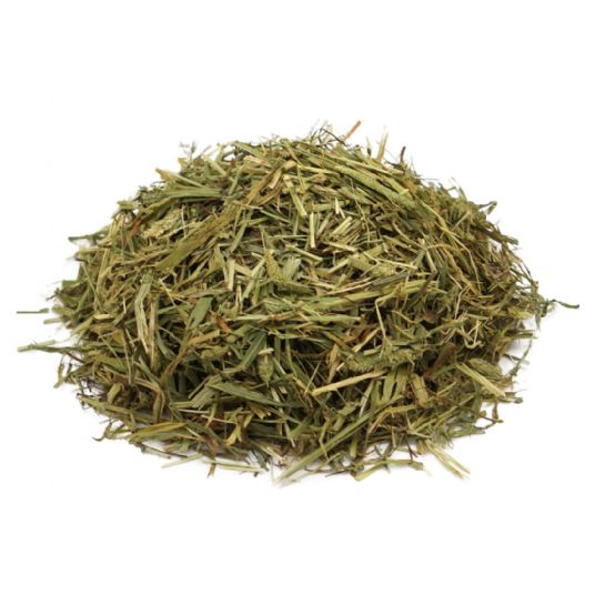 Grass chaff for horses