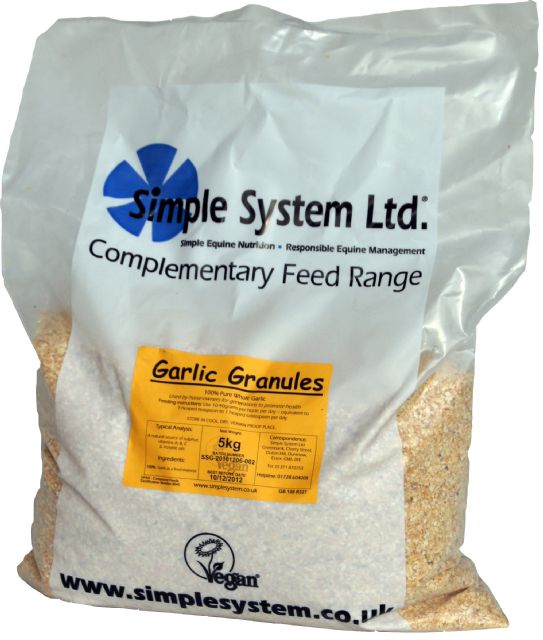 Garlic Granules Improve Your Horse's Circulation